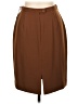 Unbranded 100% Polyester Solid Brown Formal Skirt Size 10 - photo 2