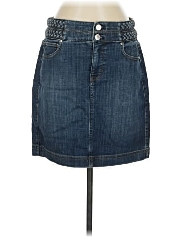 White House Black Market Denim Skirt (view 1)