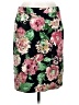 Talbots Floral Black Casual Skirt Size 8 - photo 1