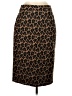 Talbots Animal Print Brown Formal Skirt Size 8 - photo 1