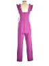 AMUR Solid Purple Jumpsuit Size 2 - photo 2