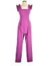 AMUR Solid Purple Jumpsuit Size 2 - photo 1