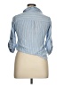 Iz Byer Blue 3/4 Sleeve Button-Down Shirt Size XL - photo 2