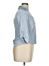 Iz Byer Blue 3/4 Sleeve Button-Down Shirt Size XL - photo 4