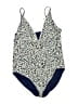 Unbranded Print Blue One Piece Swimsuit Size 10 (estimated) - photo 1