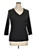 Judy P Black 3/4 Sleeve Top Size XL - photo 1