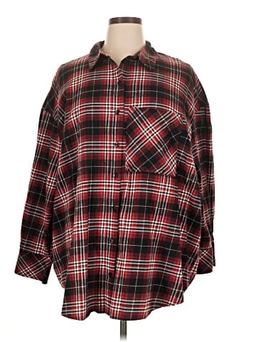Divided by H&M Long Sleeve Button-Down Shirt (view 1)
