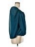 Grace Karin Teal Long Sleeve Blouse Size M - photo 4