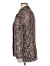Kut from the Kloth Floral Brown Long Sleeve Blouse Size L - photo 5