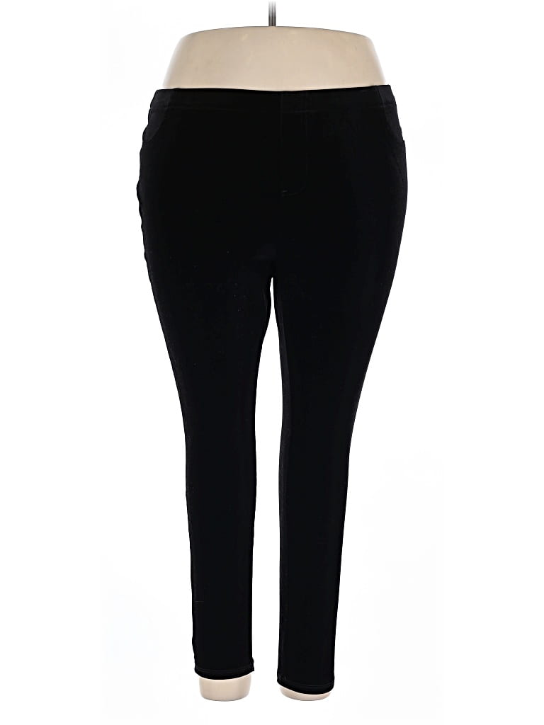 Pre-owned Terra & Sky Casual Pants In Black