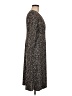 Sigrid Olsen 100% Polyester Animal Print Brown Casual Dress Size M - photo 4