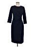 Calvin Klein Solid Blue Cocktail Dress Size 6 - photo 1