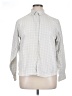 Lands' End 100% Cotton Checkered-gingham Gray Long Sleeve Button-Down Shirt Size 14 - photo 1