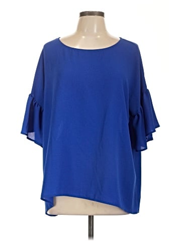Red Lolly Short Sleeve Blouse (view 1)