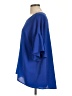 Red Lolly Blue Short Sleeve Blouse Size L - photo 5