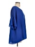 Red Lolly Blue Short Sleeve Blouse Size L - photo 4