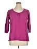 Essentials 100% Cotton Purple Pullover Sweater Size 1X - photo 1