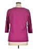 Essentials 100% Cotton Purple Pullover Sweater Size 1X - photo 2