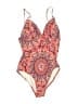 Helen Jon Paisley Orange One Piece Swimsuit Size S - photo 1