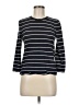 A.L.C. 100% Cotton Black 3/4 Sleeve Top Size M - photo 1