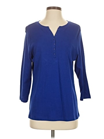 Karen Scott 3/4 Sleeve Blouse (view 1)