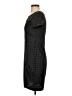 The Limited 100% Polyester Houndstooth Black Casual Dress Size 2 - photo 5