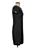The Limited 100% Polyester Houndstooth Black Casual Dress Size 2 - photo 4