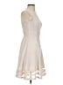 Calvin Klein Solid Ivory Cocktail Dress Size 0 (petite) - photo 4