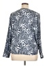 Halogen 100% Polyester Blue 3/4 Sleeve Blouse Size 1X - photo 2