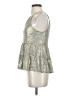 Sunday in Brooklyn Metallic Silver Sleeveless Blouse Size XS - photo 5