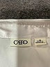 Cato Silver Short Sleeve Polo Size M - photo 7