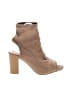 Qupid Tan Gray Ankle Boots Size 5 1/2 - photo 1