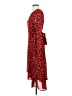 CAbi Animal Print Red Cocktail Dress Size S - photo 5