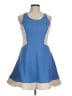 Harlyn Color Block Blue Casual Dress Size M - photo 1