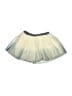 Tea 100% Cotton Metallic Ivory Skirt Size 2 - photo 1