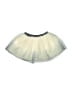 Tea 100% Cotton Metallic Ivory Skirt Size 2 - photo 2