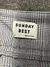 Sunday Best Houndstooth Gray Shorts Size 0 - photo 3