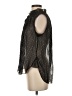 Rebecca Taylor Polka Dots Black Blouse Size 4 - photo 5