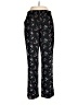 Christopher & Banks 100% Polyester Floral Black Casual Pants Size L - photo 2