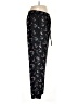 Christopher & Banks 100% Polyester Floral Black Casual Pants Size L - photo 4