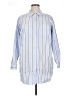 On 34th 100% Cotton Stripes Blue Long Sleeve Button-Down Shirt Size 0X - photo 1
