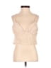 Princess Polly 100% Polyester Tan Sleeveless Blouse Size 4 - photo 1