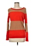 Banana Republic Color Block Orange Pullover Sweater Size M - photo 1