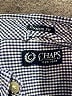 Chaps 100% Cotton Chevron-herringbone Blue Long Sleeve Button-Down Shirt Size XL - photo 7