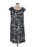 AA Studio AA Print Gray Casual Dress Size 18 - photo 1
