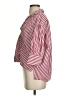 Pomander Place Stripes Red 3/4 Sleeve Button-Down Shirt Size XS - photo 5
