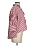 Pomander Place Stripes Red 3/4 Sleeve Button-Down Shirt Size XS - photo 4