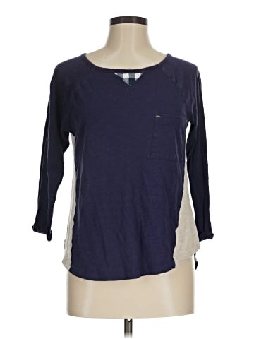 Little Yellow Button 3/4 Sleeve T-Shirt (view 1)