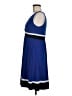 Chaps Color Block Blue Casual Dress Size M - photo 5