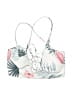 Unbranded Tropical Gray Swimsuit Top Size M - photo 1